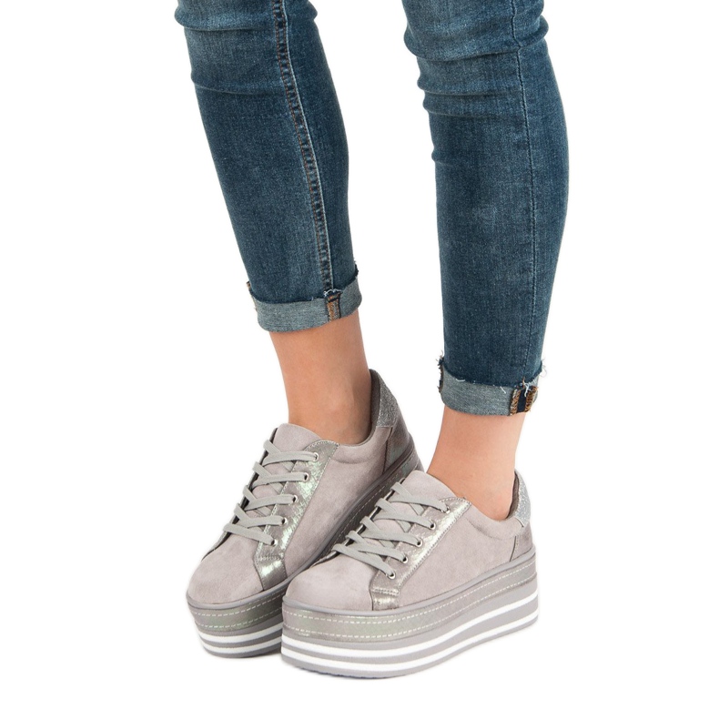 Weide Sneakers On The Platform grey 1