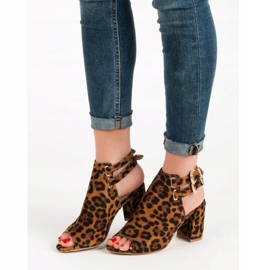 Erynn Elegant Built Sandals brown 1