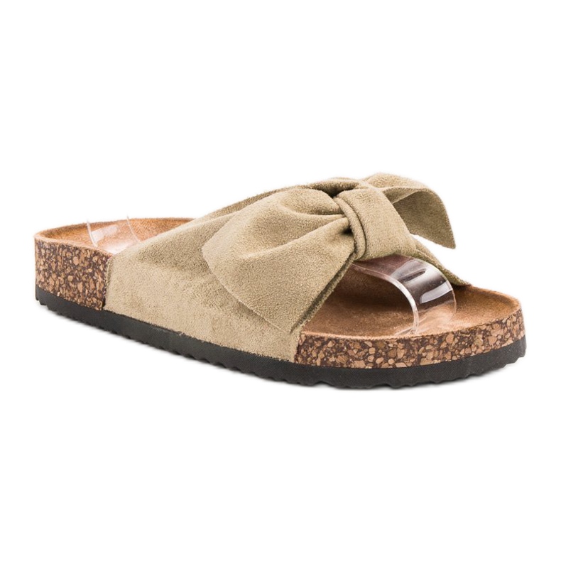 Anesia Paris Suede Slippers brown 1