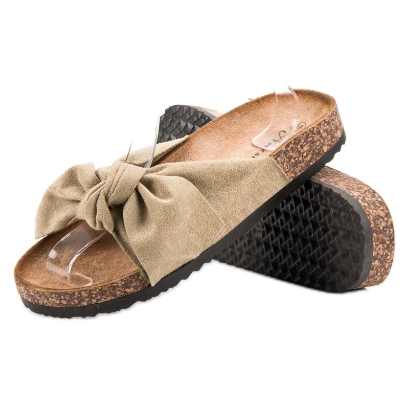 Anesia Paris Suede Slippers brown 2