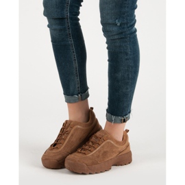 Camel Suede Sneakers brown 1