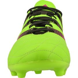 Adidas Ace 16.3 FG / AG M Leather AF5162 football boots green green 2