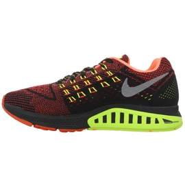 Running shoes Nike Zoom Structure 18 W 683737-806 black red 1