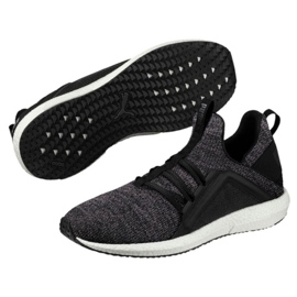 Running shoes Puma Mega Nrgy Knit Wn s Black-Asphalt W 190373 01 1