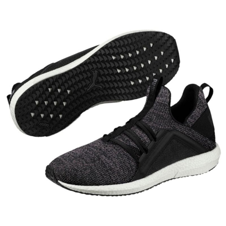 Running shoes Puma Mega Nrgy Knit Wn s Black-Asphalt W 190373 01 1