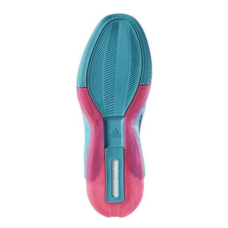 Basketball shoes adidas John Wall 2 Boost Prime Knit M D70028 multicolored purple 2