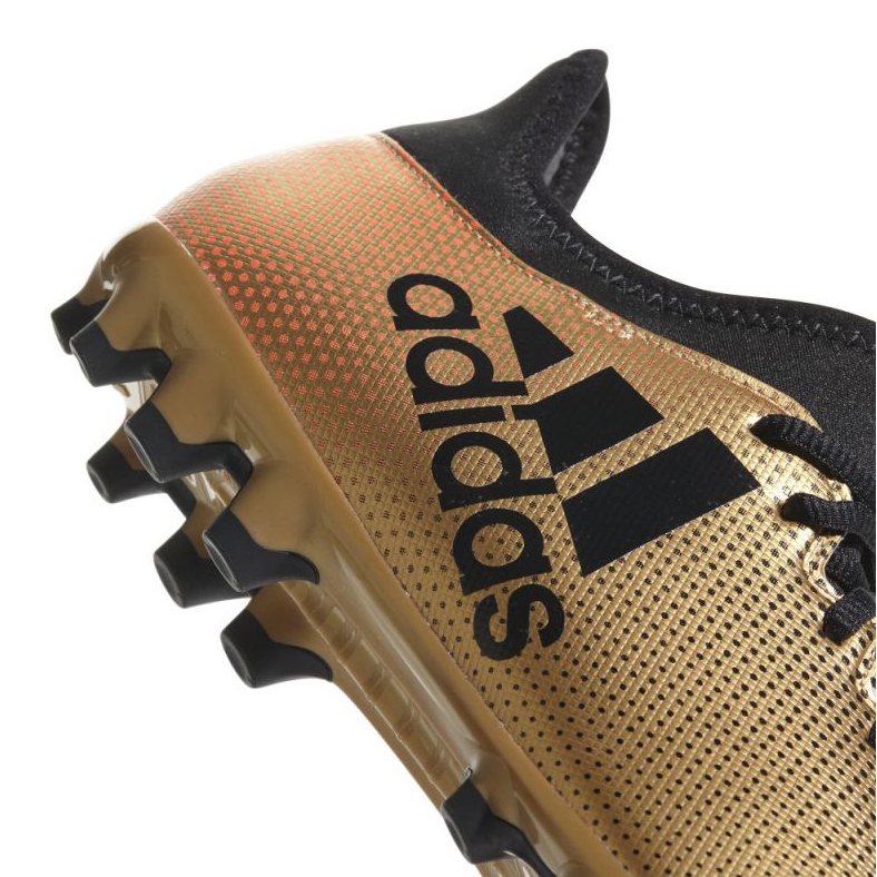 Adidas X 17.3 Ag M CP9233 football boots multicolored golden