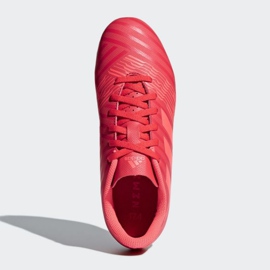 Adidas Nemeziz 17.4 FxG Jr CP9207 football boots red red 2