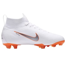 Nike Mercurial Superfly 6 Elite Fg Jr AH7340-107 football shoes white white 1