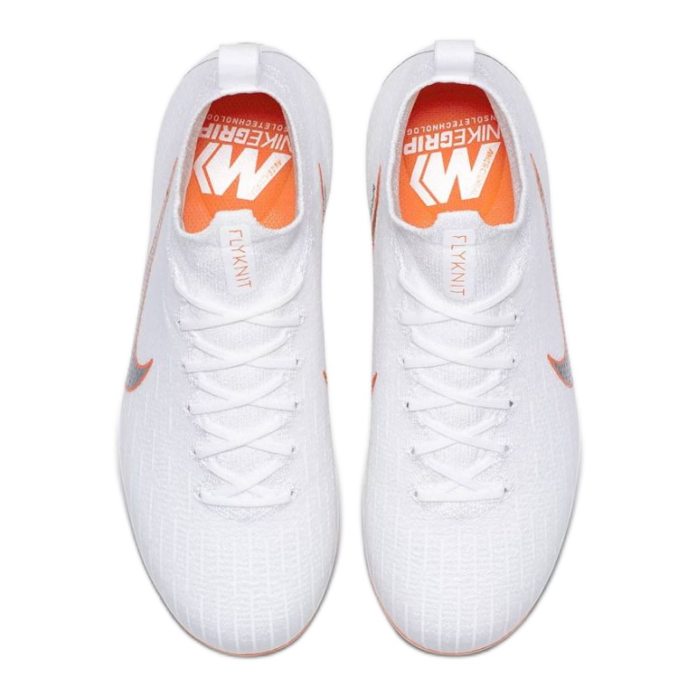 Nike Mercurial Superfly 6 Elite Fg Jr AH7340-107 football shoes white white 2