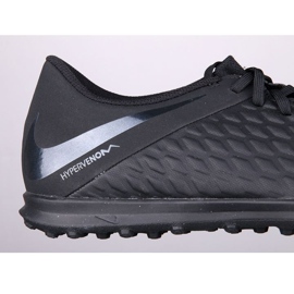 Nike Hypervenom Phantomx 3 Club Tf AJ3811-001 football shoe black black 2
