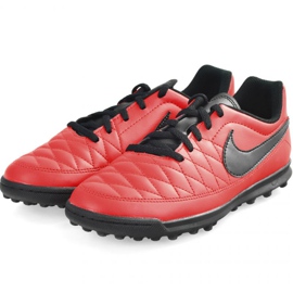 Nike Majestry Tf M AQ7901-600 football shoes red red 2 Nike Majestry Tf M AQ7901-600 football shoes red red 2