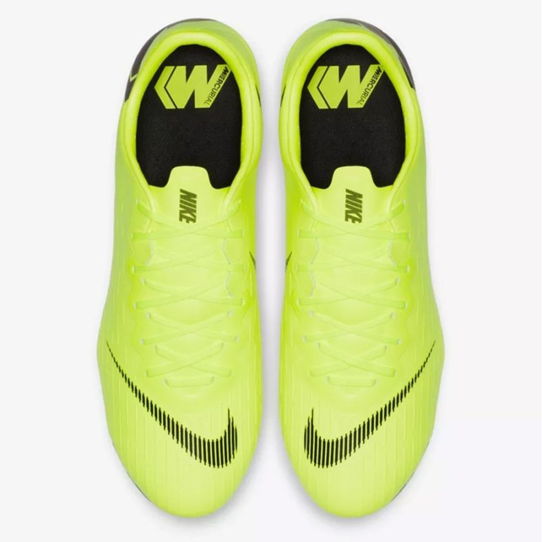 Nike Mercurial Vapor 12 Pro Fg M AH7382-701 soccer shoes yellow yellow 2