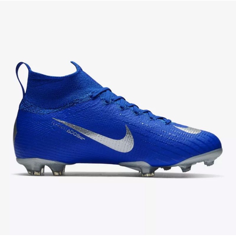 Nike Mercurial Superfly 6 Elite Fg Jr AH7340-400 soccer shoes blue blue 1