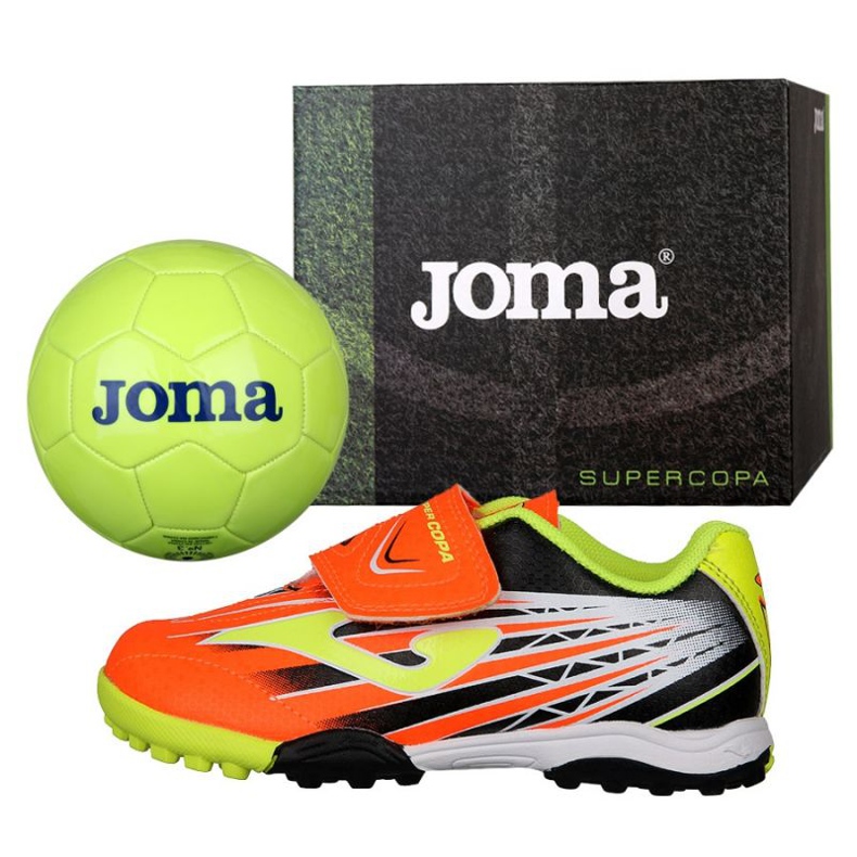 Football boots Joma Super Copa Jr Tf SCJS.908.TF + Free ball multicolored multicolored 1