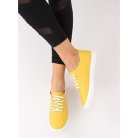 Yellow women's sneakers WD009 Yellow 1