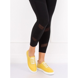 Yellow women's sneakers WD009 Yellow 2