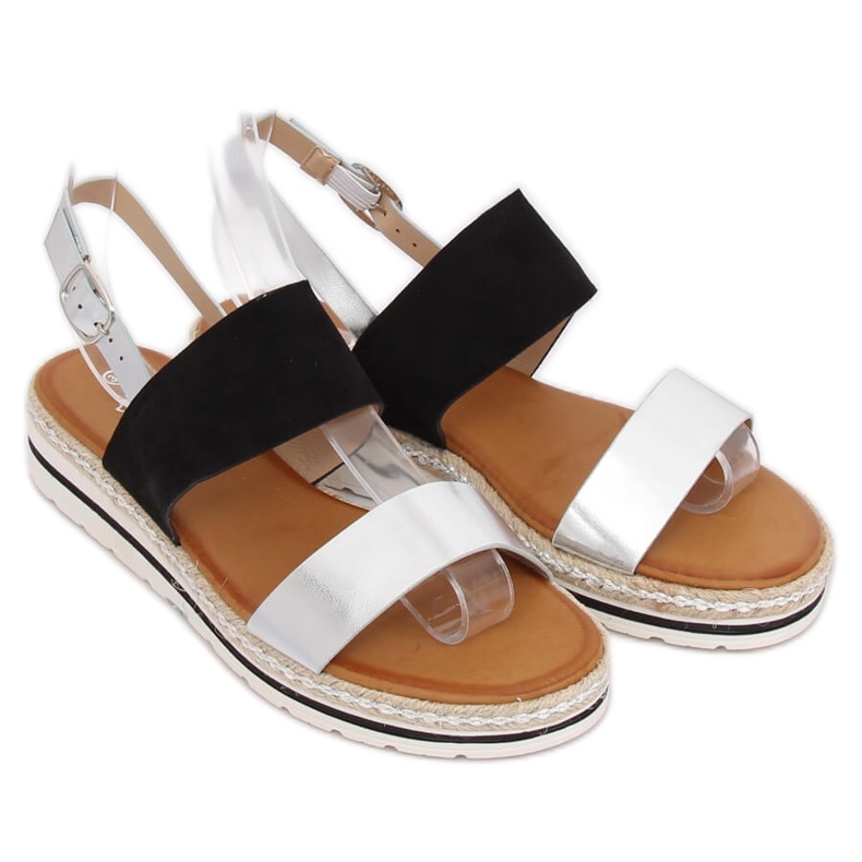 Black women's sandals F056 Black 1