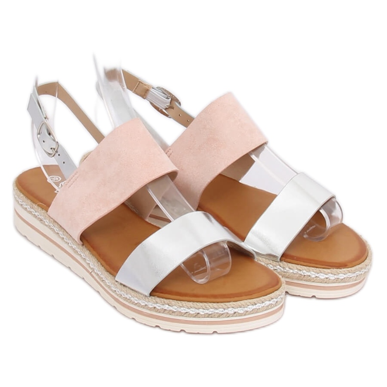 Pink women's sandals F056 Pink 2