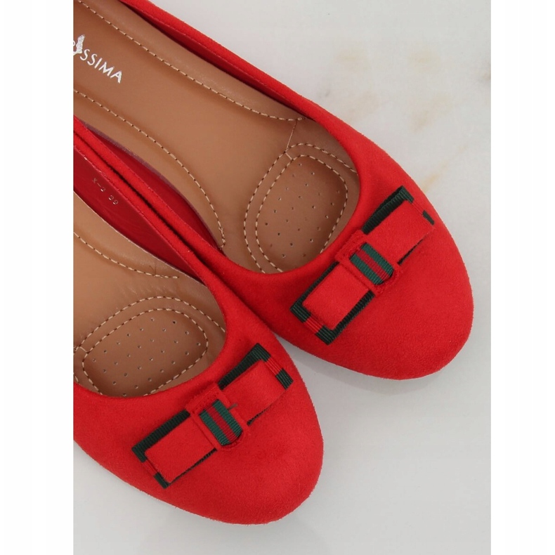 Red women's ballerinas X-3 Rojo 1