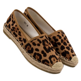 Spotted Espadrilles brown 1