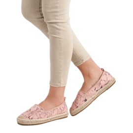 Lucky Shoes Pink Lace Espadrilles 2