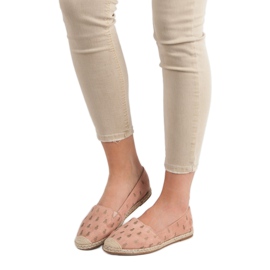Lucky Shoes Powder Espadrilles In Pineapples pink 1