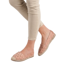 Lucky Shoes Powder Espadrilles In Pineapples pink 2