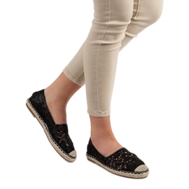 Lucky Shoes Black Lace Espadrilles 2 Lucky Shoes Black Lace Espadrilles 2