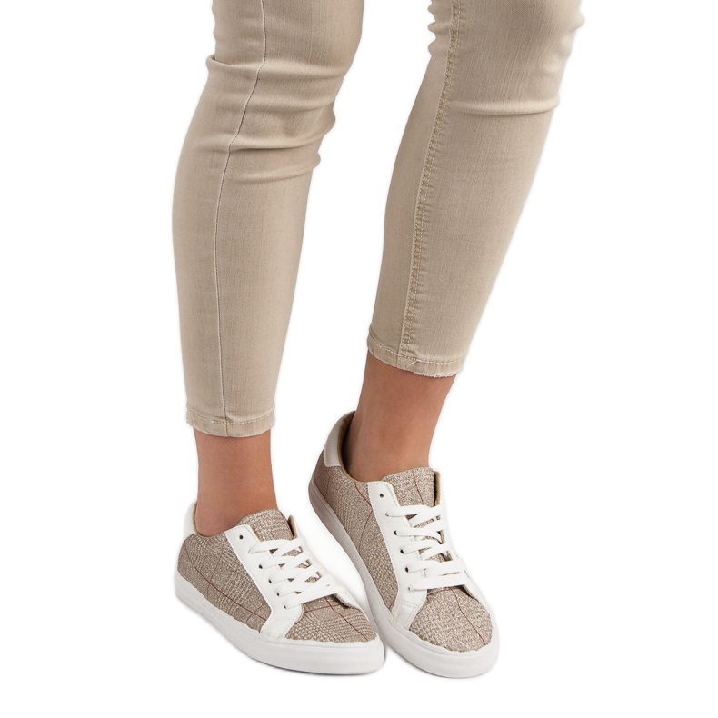 Lace-up Sneakers yellow 1