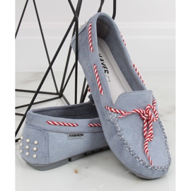 Blue women's loafers MH04 Blue 1