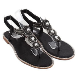 Black sandals ST3107 Black 1 Black sandals ST3107 Black 1