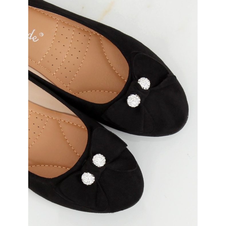 Black women's ballerinas 6244 Black 1
