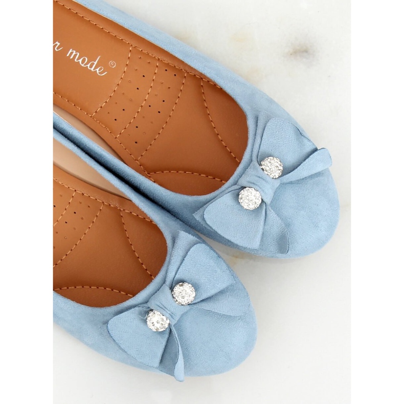 Blue women's ballerinas 6244 Blue 1