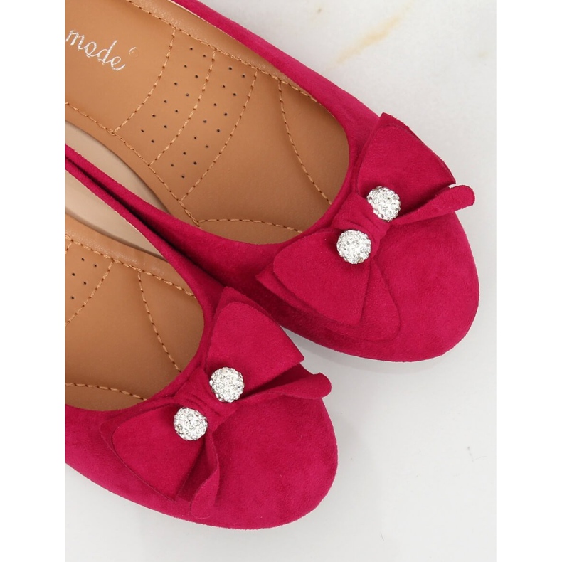 Women's fuchsia ballerinas 6244 Fuchsia pink 1
