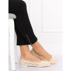 Beige openwork ballerinas 4701 Beige 2 Beige openwork ballerinas 4701 Beige 2