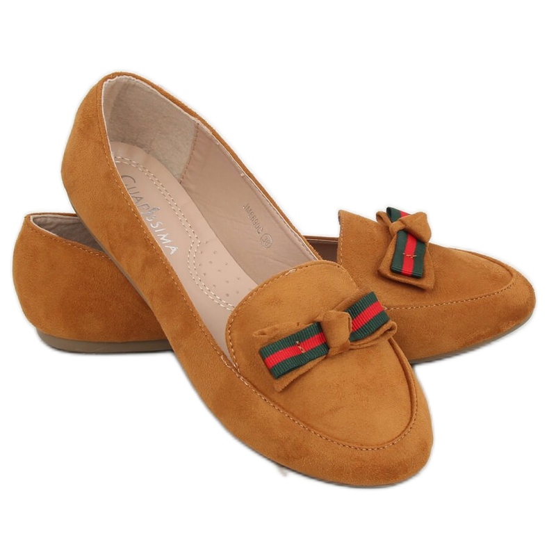 Women's loafers camel JM6690Q Camel brown 1