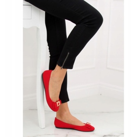 Red women's ballerinas JM6675Q Rojo 1