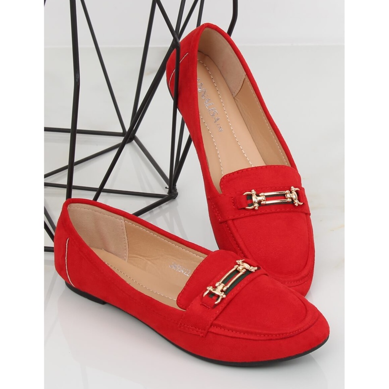Red Women's loafers JM8542Z Rojo 2