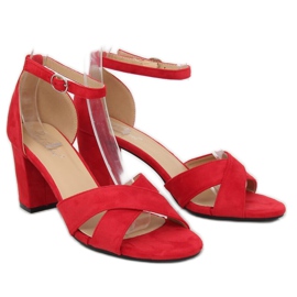 Red FH-3M26 Red sandals on the post 1