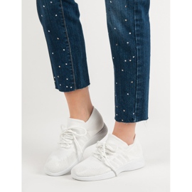 Textile Sports Footwear white 1 Textile Sports Footwear white 1