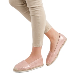Lucky Shoes Pink Glitter Espadrilles 1