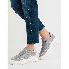 Fashionable Gray Sneakers grey 2