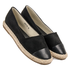 Super Me Suede Espadrilles black 1