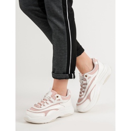 White and pink Sneakers 2