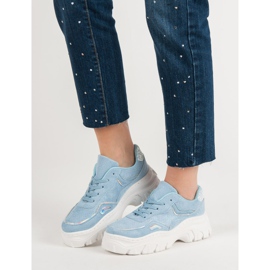 Fashionable Blue Sneakers 2
