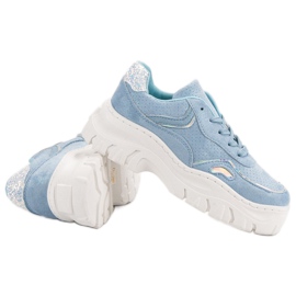 Fashionable Blue Sneakers 1