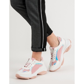 Renda Fashionable Sneakers white pink 2
