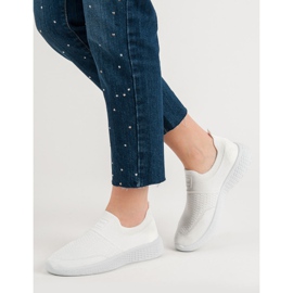 Weide Fashionable Textile Footwear white 2