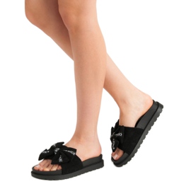 Seastar Suede Women's Slippers black 1